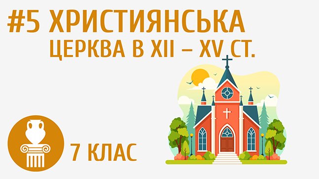 Християнська церква в XII – XV ст.