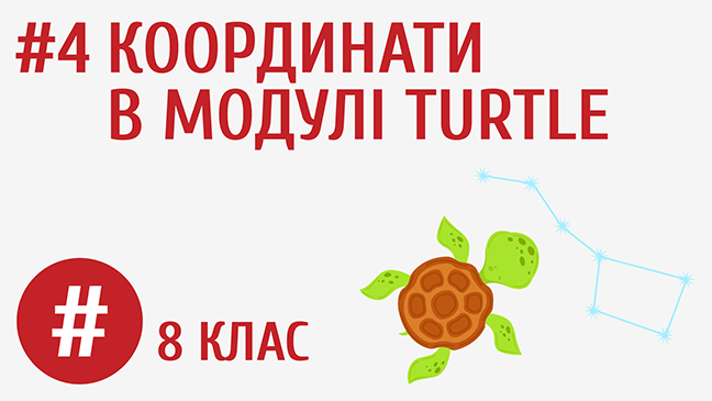 Координати в модулі turtle