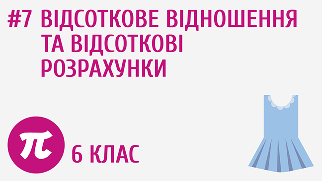 Відсоткове відношення та відсоткові розрахунки