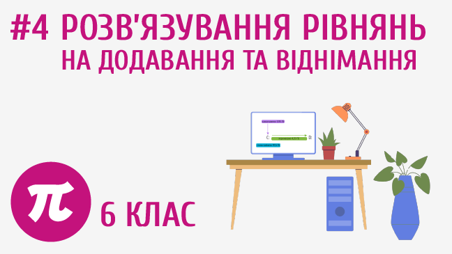 Розв’язування рівнянь на додавання та віднімання